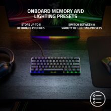 کیبورد مخصوص بازی ریزر مدل Huntsman Mini - Analog Optical Switches