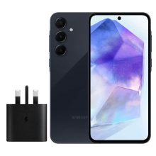 گوشی موبایل سامسونگ مدل Galaxy A55 دو سیم کارت ظرفیت 256 گیگابایت و رم 8 گیگابایت به همراه شارژر سامسونگ – ویتنام