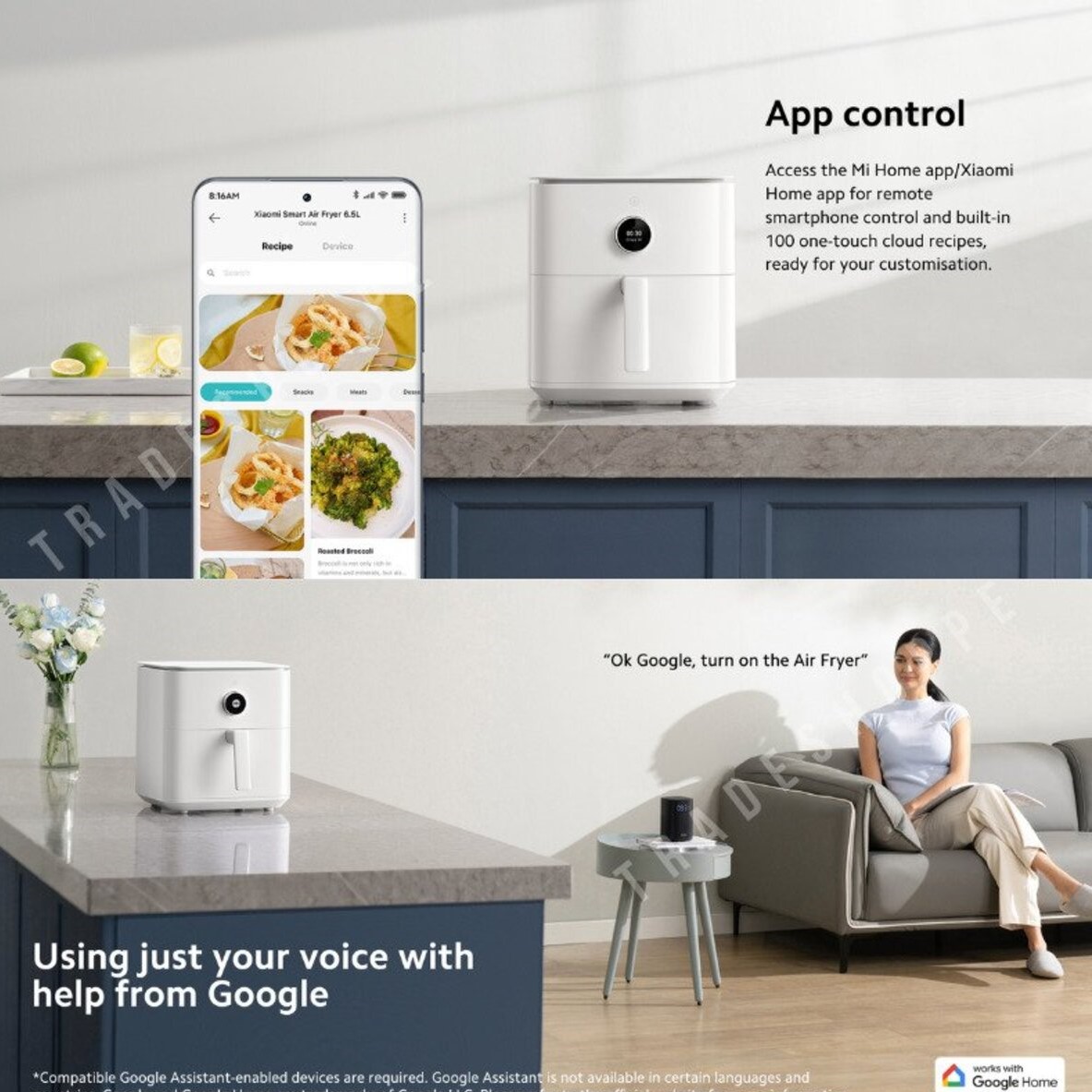 سرخ کن بدون روغن شیائومی مدل MAF10 model 6.5 liter