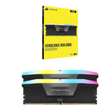 رم دسکتاپ DDR5 دو کاناله 5600 مگاهرتز CL40 کورسیر مدل VENGEANCE RGB ظرفیت 48 گیگابایت