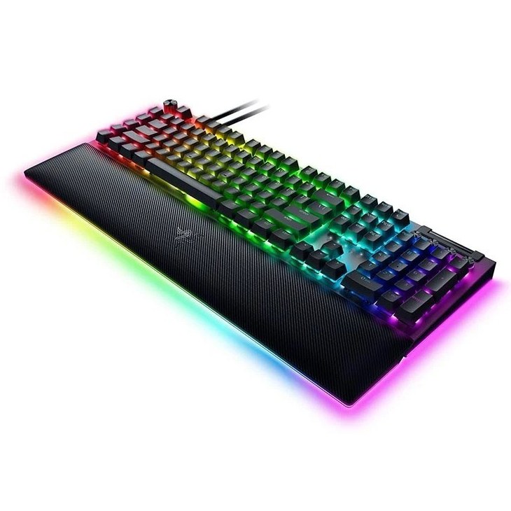 کیبورد مخصوص بازی ریزر مدل BlackWidow V4 Pro Yellow Switch