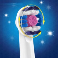 سری یدک مسواک برقی اورال-بی مدل 3D White بسته 2 عددی