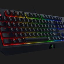 کیبورد مخصوص بازی ریزر مدل BLACKWIDOW GREEN SWITCH
