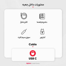 گوشی موبایل سامسونگ مدل Galaxy A34 5G دو سیم کارت ظرفیت 128 گیگابایت و رم 8 گیگابایت به همراه شارژر 25وات سامسونگ