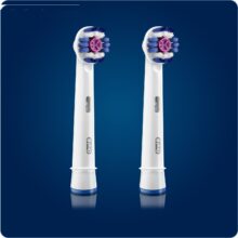 سری یدک مسواک برقی اورال-بی مدل Brush Heads 3D White بسته 2 عددی