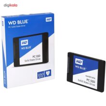 حافظه SSD وسترن دیجیتال مدل BLUE WDS250G1B0A ظرفیت 250 گیگابایت