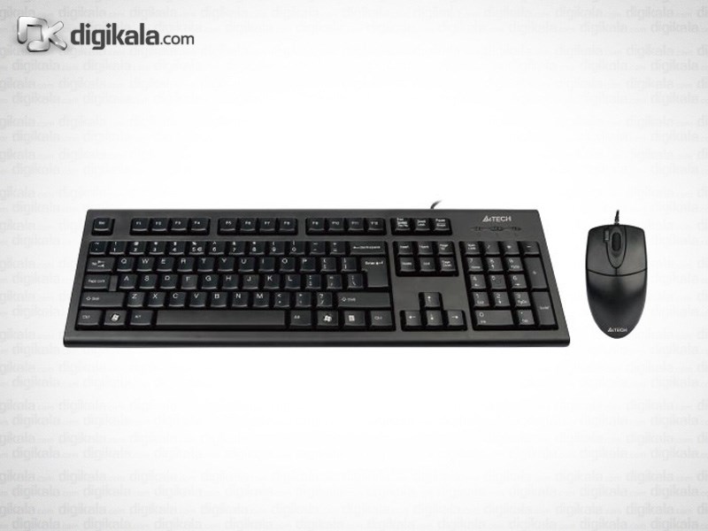 کیبورد و ماوس باسیم ای فورتک مدل KR-8520D