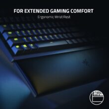 کیبورد مخصوص بازی ریزر مدل Huntsman V2 Tenkeyless - Purple Linear Optical Switch