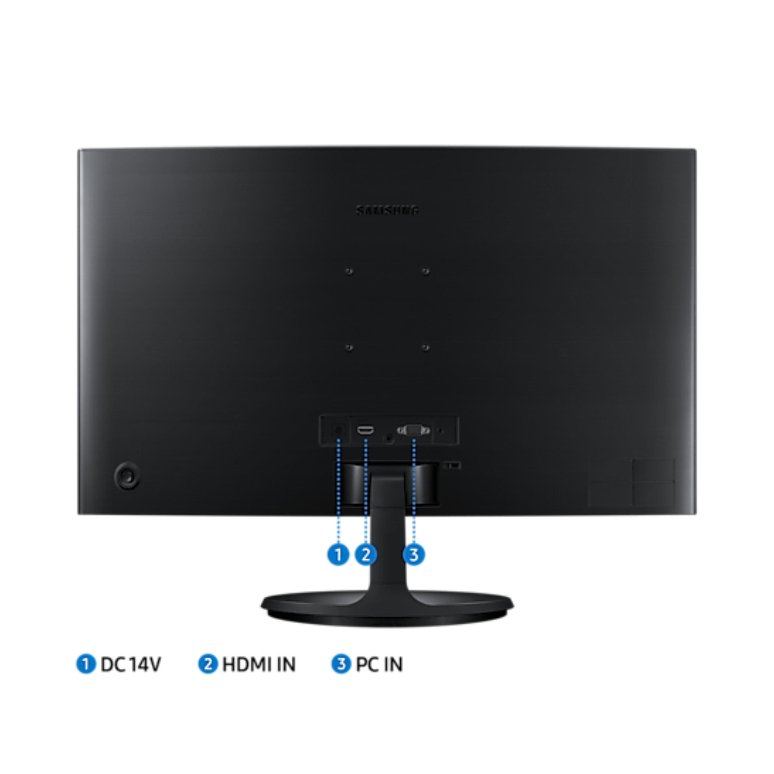 مانیتور خمیده سامسونگ مدل LS24C360 سایز 24 اینچ