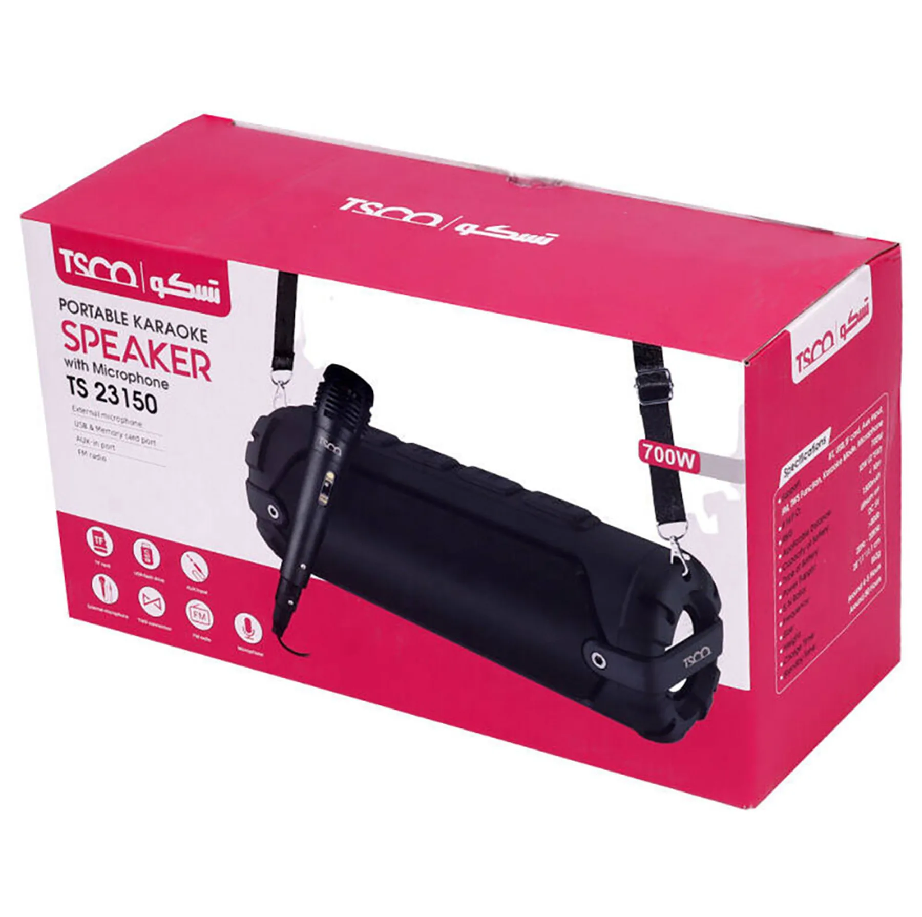 اسپیکر بلوتوثی قابل حمل تسکو مدل TS 23150
