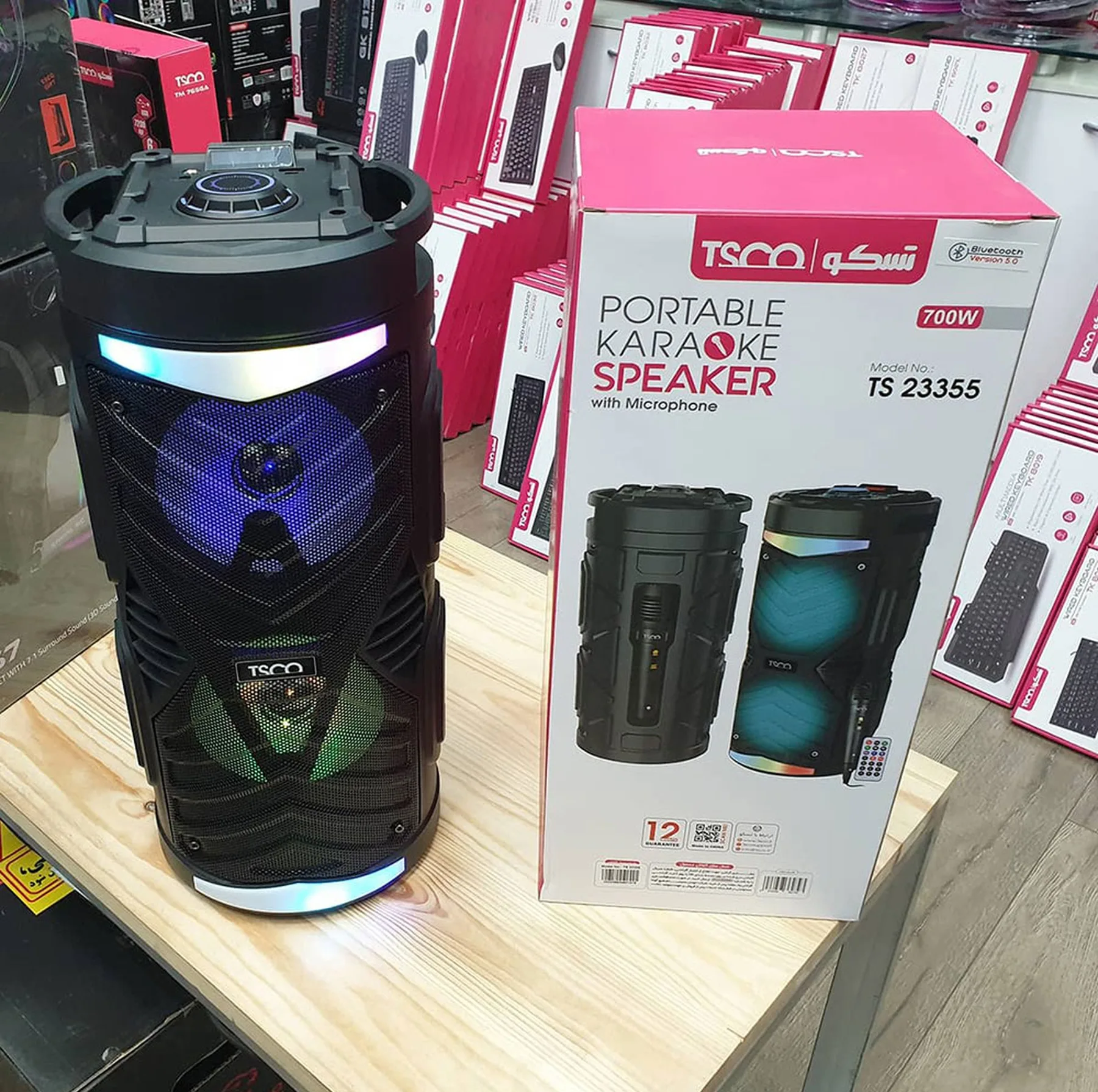 اسپیکر بلوتوثی قابل حمل تسکو مدل TS 23355