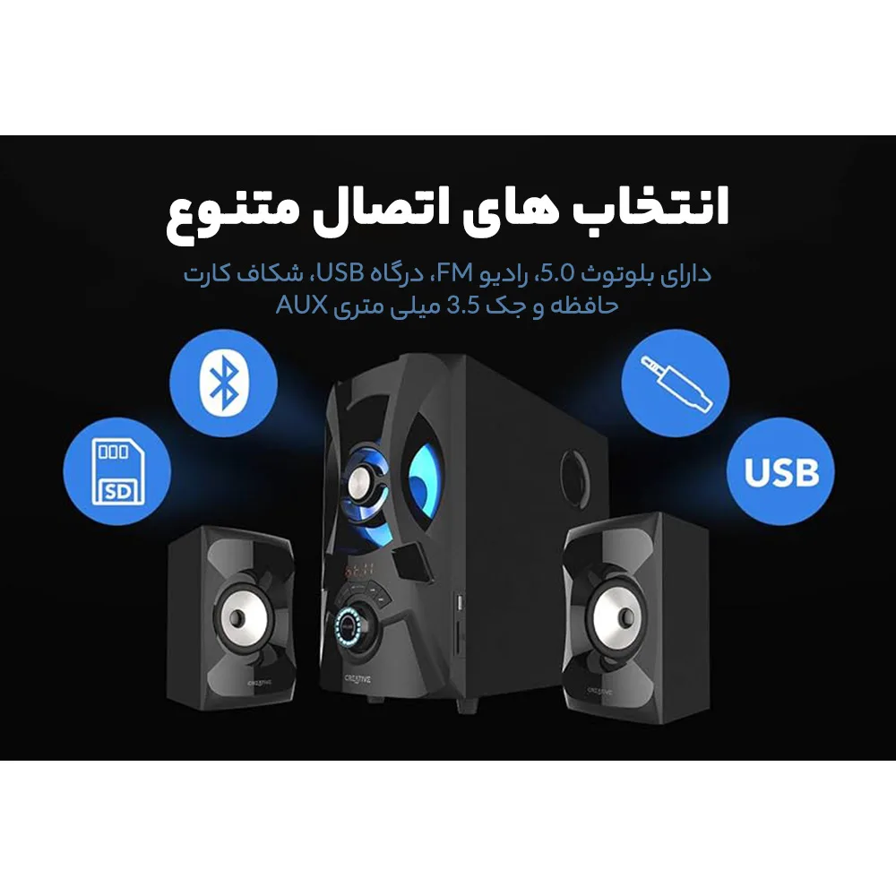 اسپیکر دسکتاپ کریتیو مدل SBS E2900