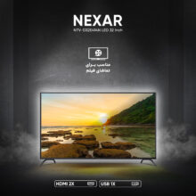 تلویزیون ال ای دی نکسار مدل NTV-D32E414N سایز 32 اینچ
