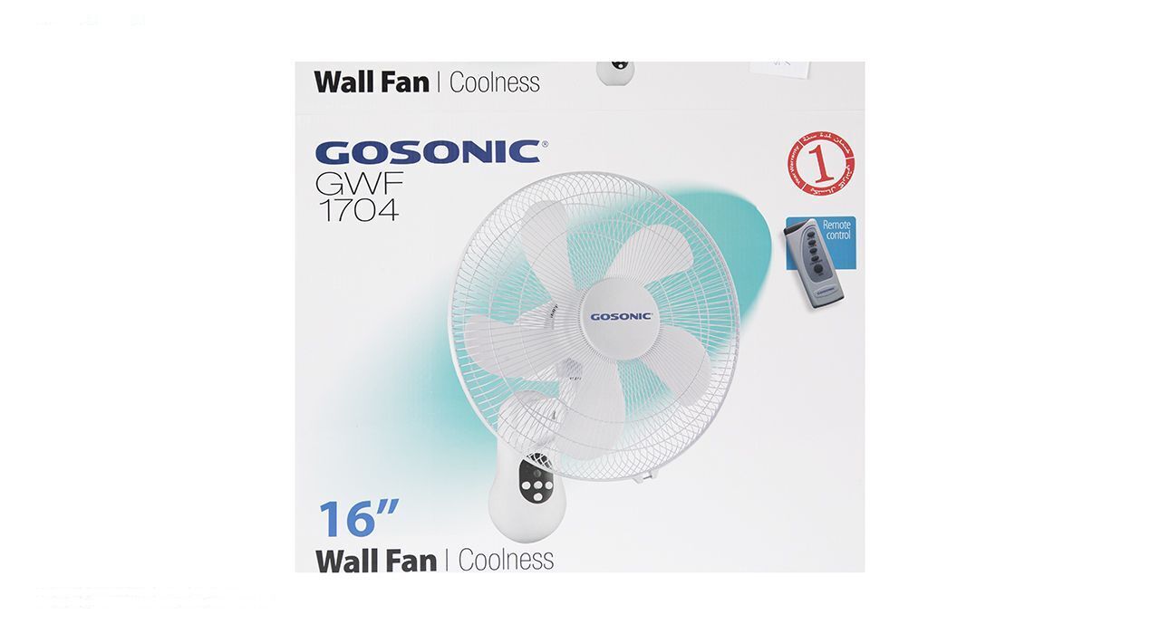 پنکه دیواری گوسونیک مدل GWF-1704 بسته 2 عددی