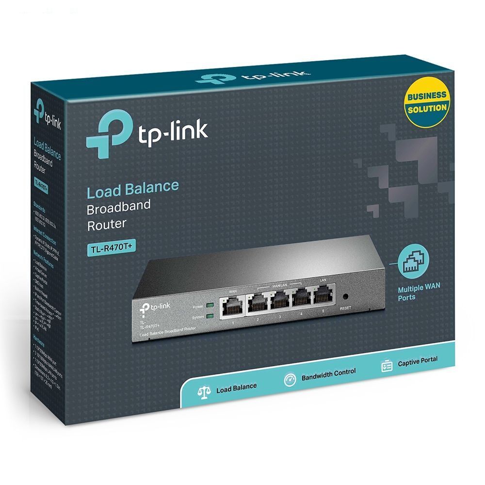روتر و متعادل کننده پهنای باند تی پی-لینک مدل TL-R470T Plus