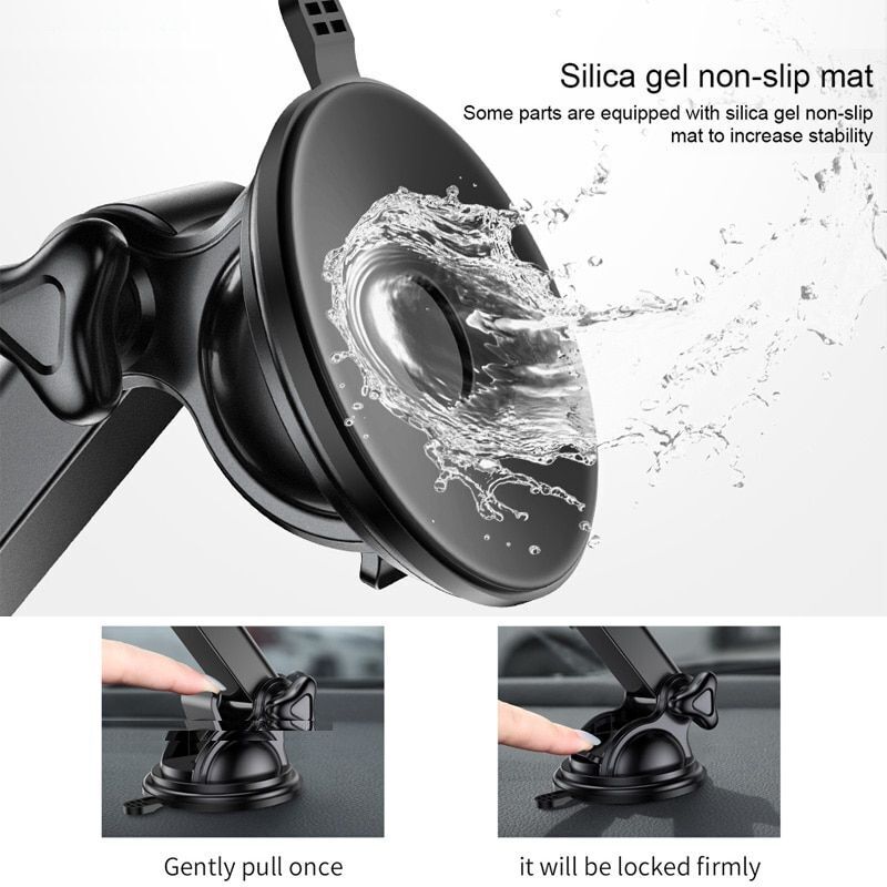 پایه نگهدارنده و شارژر بی سیم گوشی موبایل باسئوس مدل WZHW03