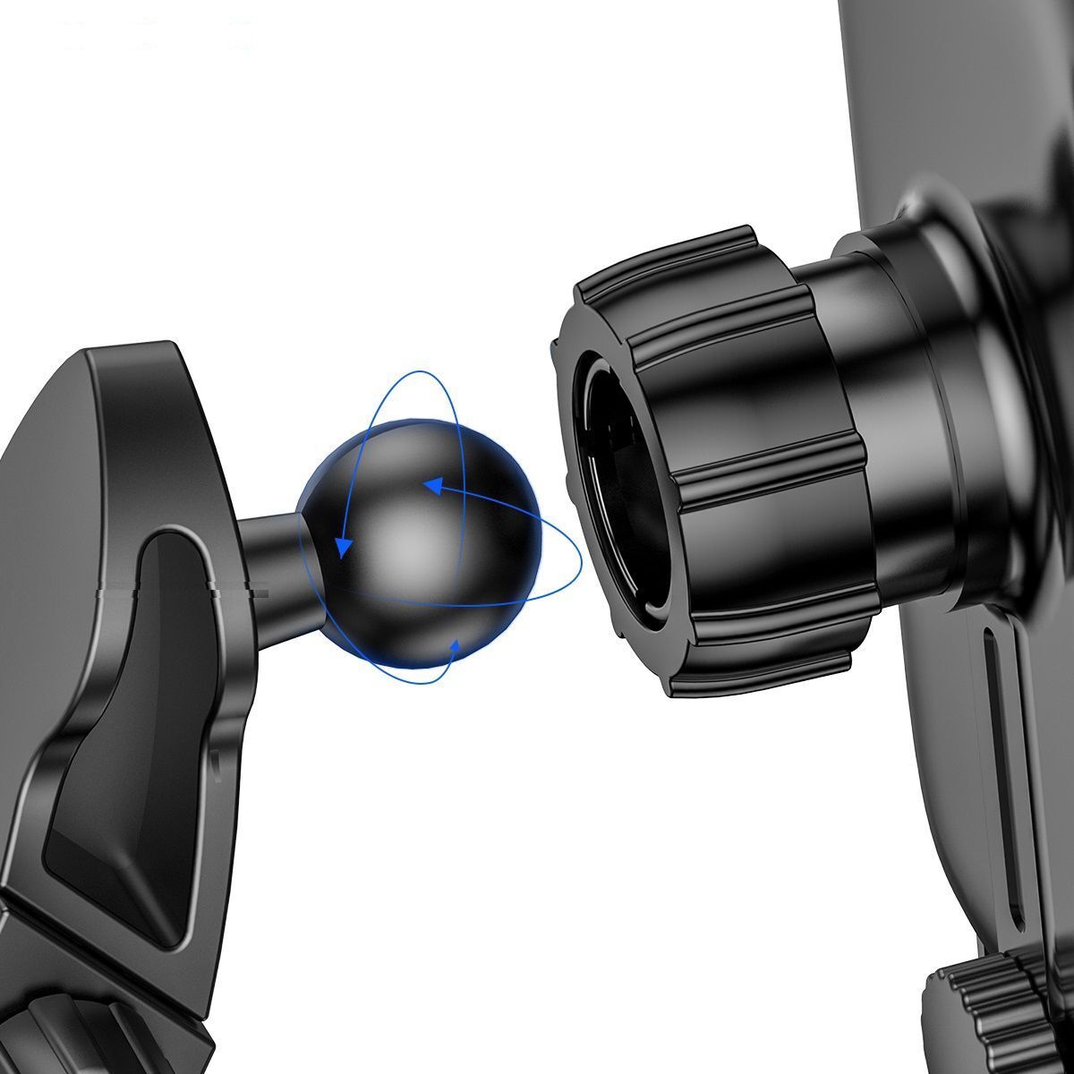 پایه نگهدارنده و شارژر بی سیم گوشی موبایل باسئوس مدل WZHW03