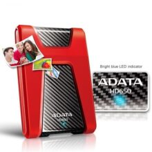 هارددیسک اکسترنال ای دیتا مدل دش‌درایو دیوربل HD650 ظرفیت 1 ترابایت