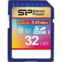 کارت حافظه SDHC سیلیکون پاور مدل Elite کلاس 10 استاندارد UHS-I U1 سرعت 85MBps ظرفیت 32 گیگابایت