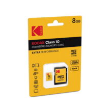 کارت حافظه SDHC کداک مدل V10 کلاس 10 استاندارد C10 سرعت 50mbps ظرفیت 8 گیگابایت