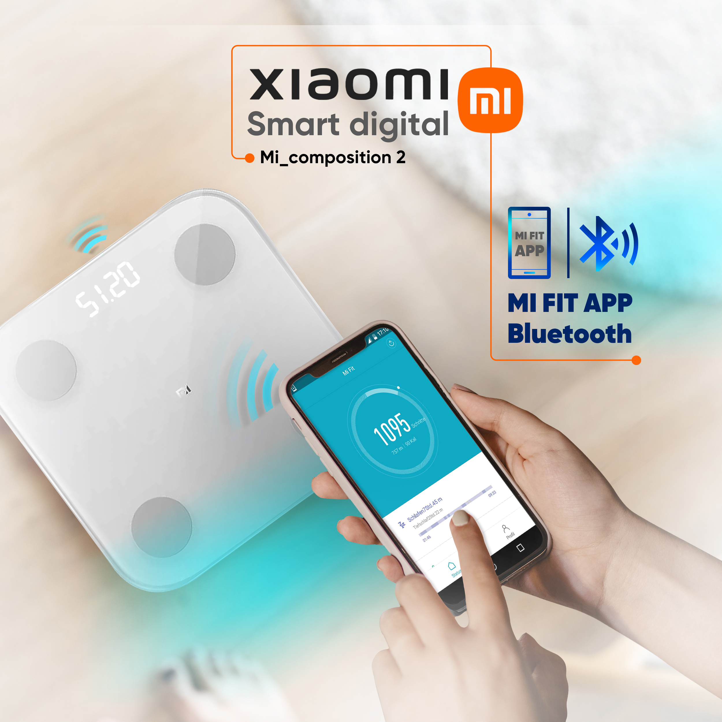 ترازو دیجیتال هوشمند شیائومی مدل Mi_composition 2