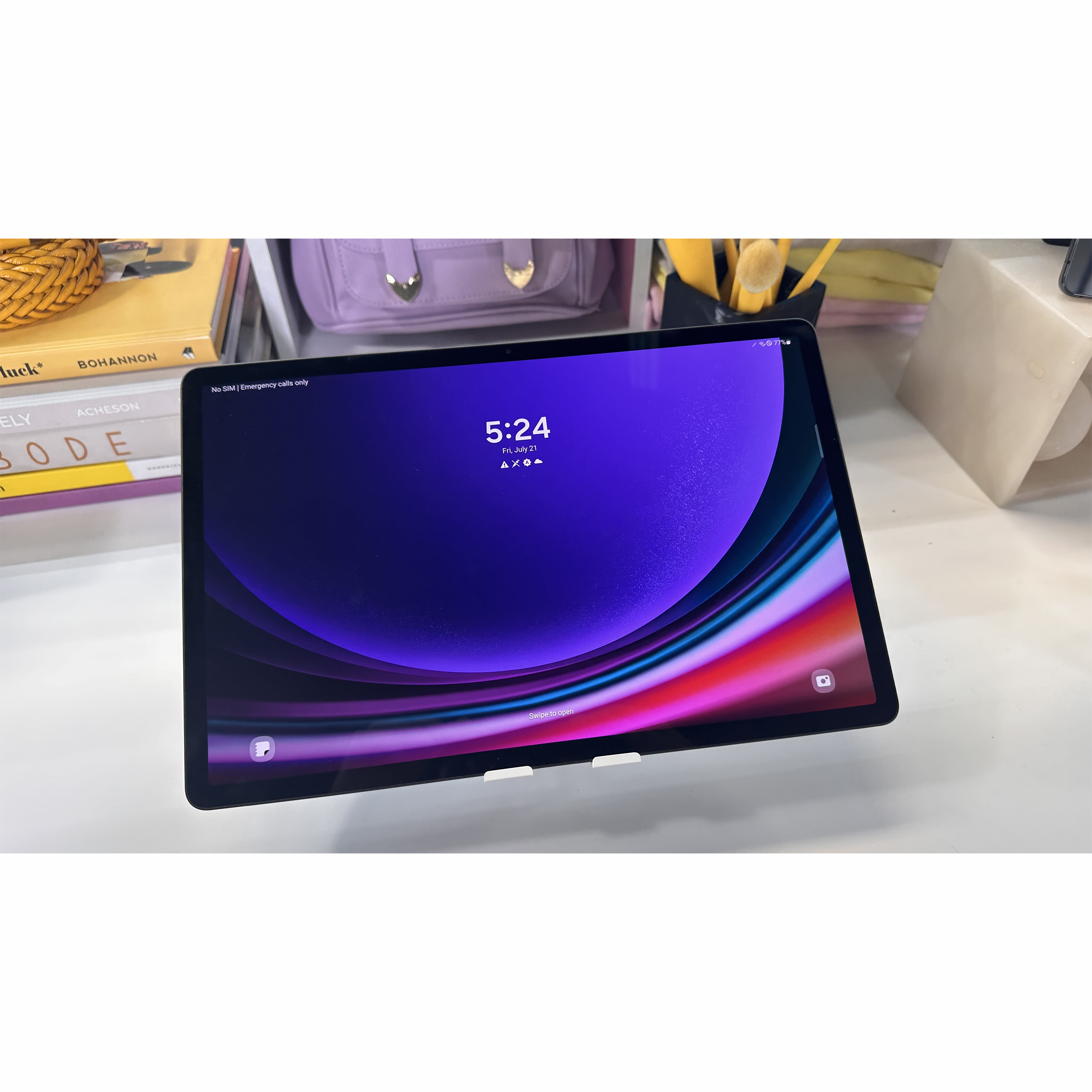 تبلت سامسونگ مدل Galaxy Tab S9 ظرفیت 256 گیگابایت و رم 12 گیگابایت به همراه قلم و کیبورد