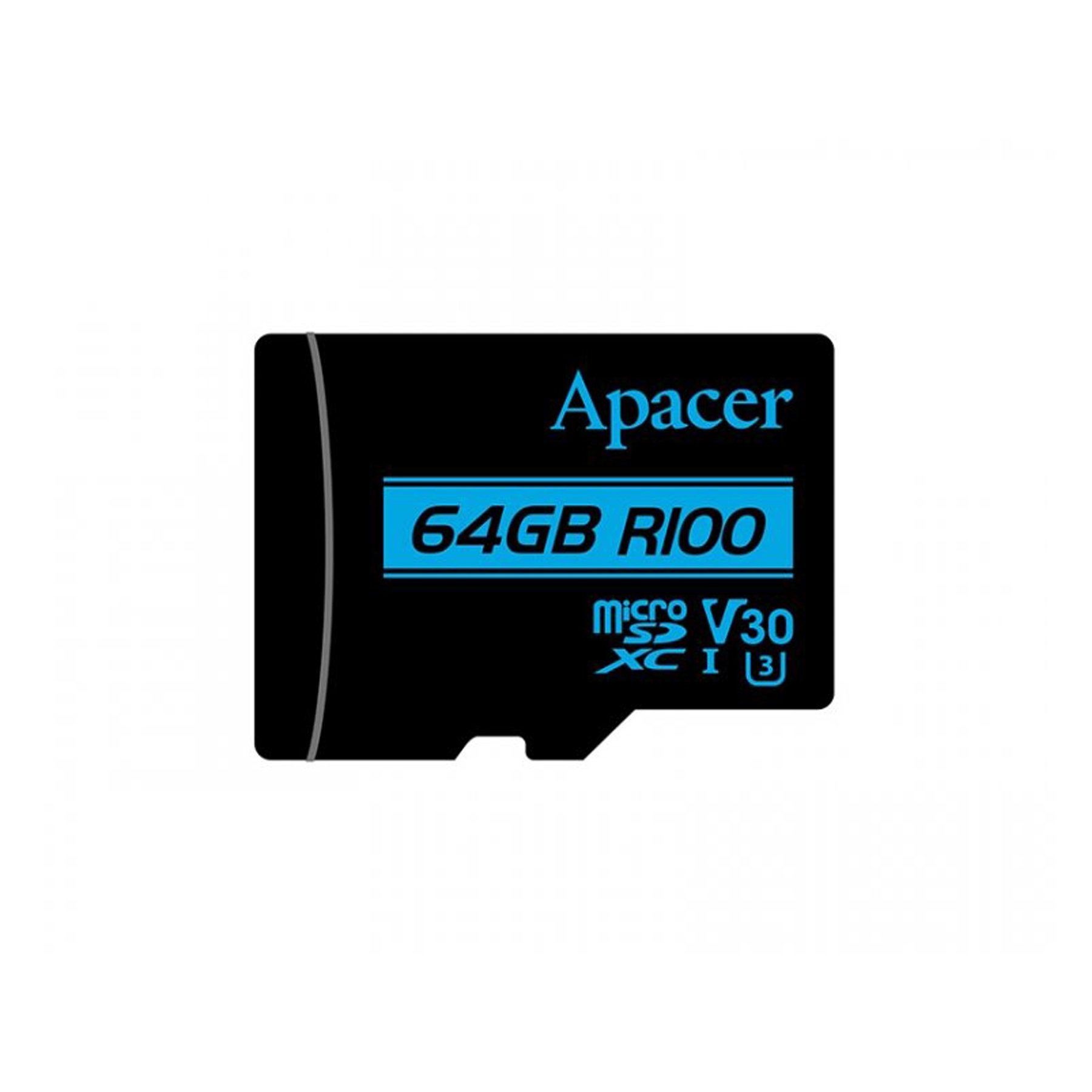 کارت حافظه microSDXC اپیسر مدل V30 کلاس 10 استاندارد UHS-I U3 سرعت 100MBps ظرفیت64گیگابایت به همراه آداپتور SD