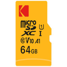 کارت حافظه microSDXC کداک مدل PREMIUM PERFORMANCE کلاس 10 استاندارد UHS-I U1 V10 A1 سرعت 90MBps ظرفیت 64 گیگابایت به همراه آداپتورSD