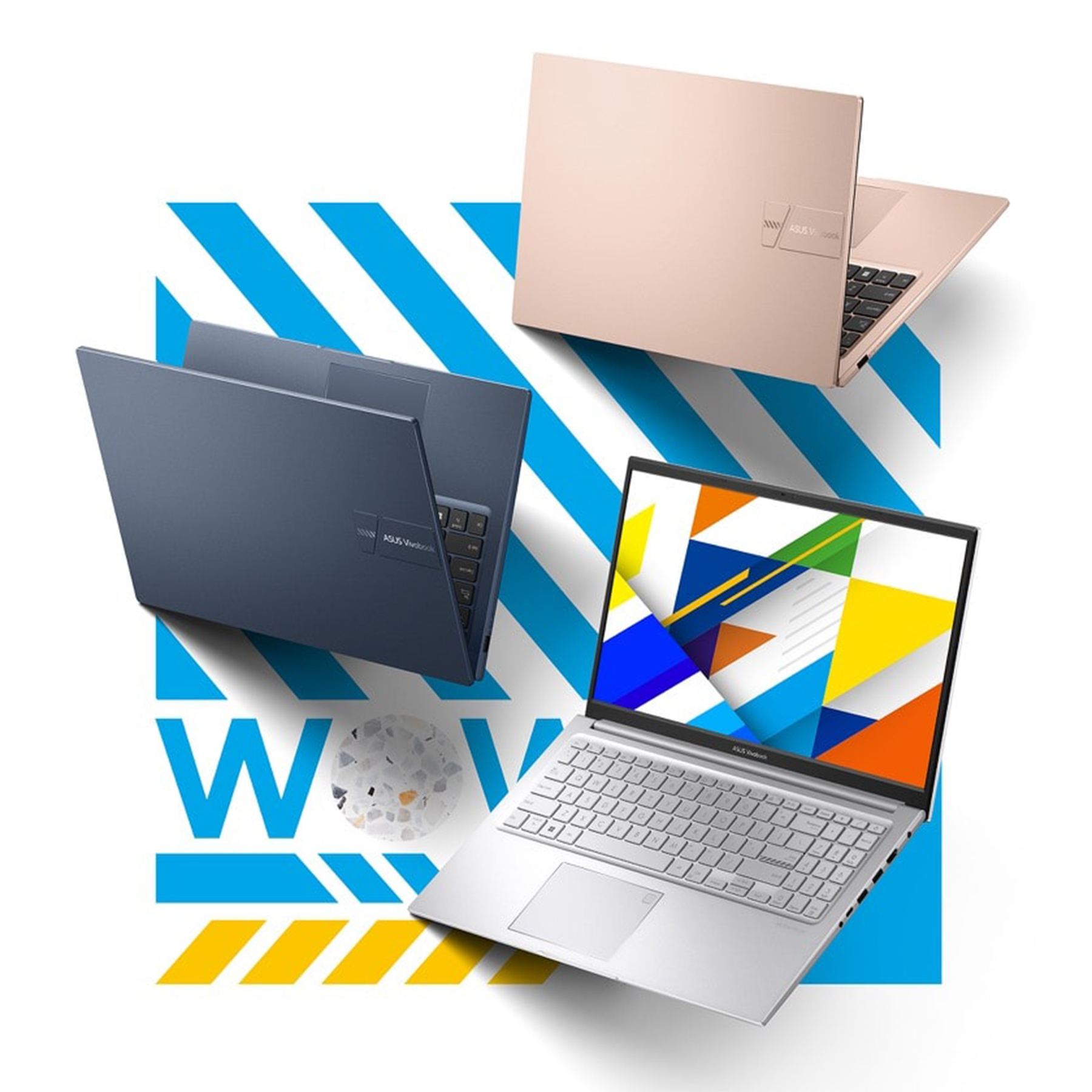 لپ تاپ 15.6 اینچی ایسوس مدل Vivobook 15 A1504VA-NJ539-i7 1355U-8GB DDR4-1TB SSD-IPS-W-Fingerprint - کاستوم شده