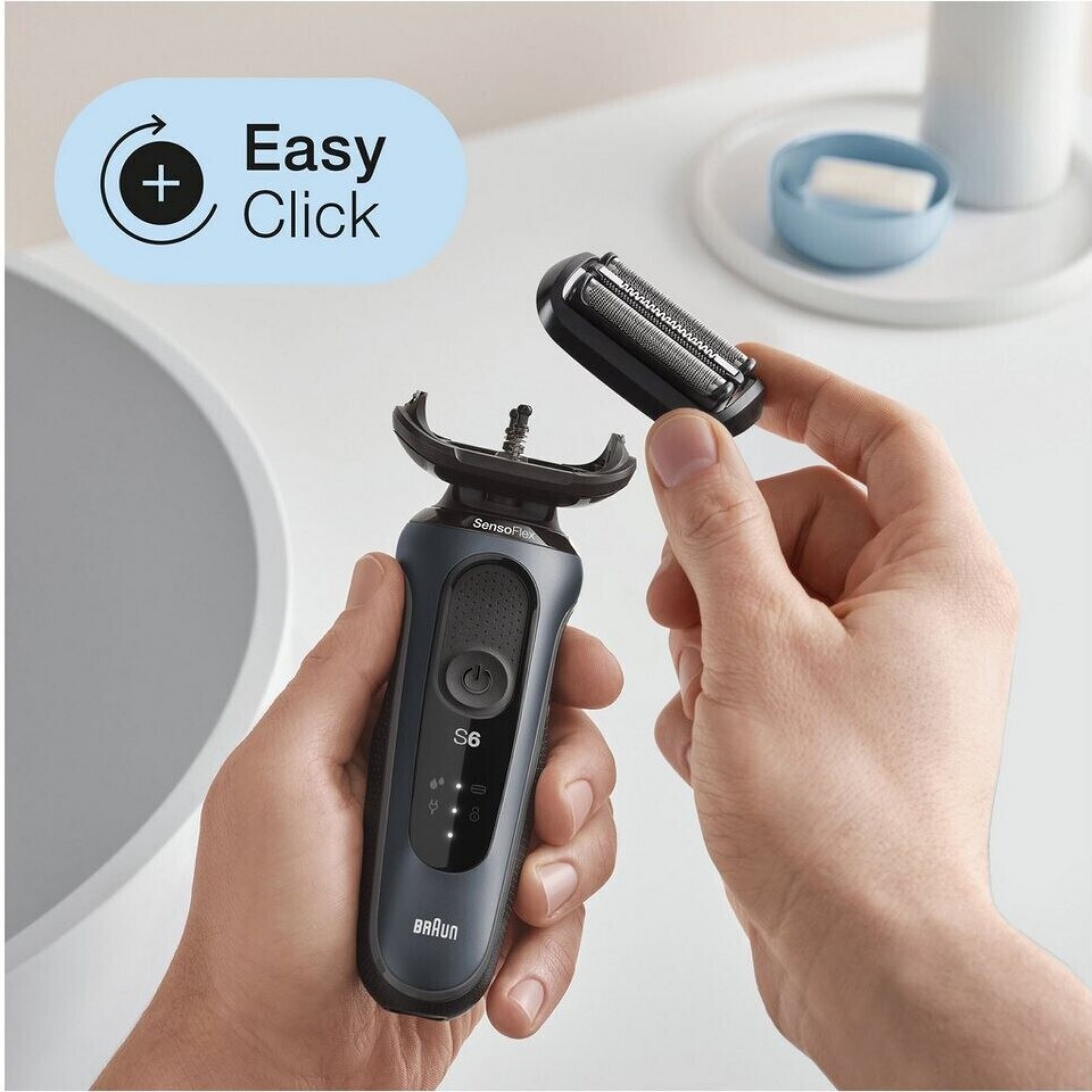 ماشین اصلاح موی صورت شارژی براون مدل series6 61N1000s