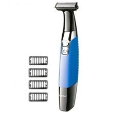 ماشین اصلاح صورت و ابرو کیمی مدل KM-1910، استفاده خشک و مرطوب، منبع انرژی باتری، تکنولوژی اصلاح به صورت برش مستقیم، اندازه اصلاح 0 تا 9 میلی‌متر، مدت زمان شارژ 480 دقیقه و مدت زمان استفاده پس از شارژ 60 دقیقه، به همراه روغن، با قابلیت شست‌و‌شو