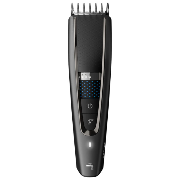 ماشین اصلاح موی سر و صورت فیلیپس مدل HC7650، منبع انرژی باتری، تکنولوژی اصلاح به صورت برش مستقیم، اندازه اصلاح 0.5 میلی‌متر، مدت زمان شارژ 60 دقیقه و مدت زمان استفاده پس از شارژ 90 دقیقه، به همراه کیف نگهداری، برس تمیزکننده، امکان شارژ سریع، قابل شستشو