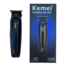 ماشین اصلاح موی صورت کیمی مدل KM-1578، اصلاح به صورت حجم زن، منبع انرژی باتری، تکنولوژی اصلاح به صورت برش مستقیم، مدت زمان شارژ 120 دقیقه و مدت زمان استفاده پس از شارژ 120 دقیقه، به همراه برس تمیزکننده، شانه، کابل USB و روغن، با قابلیت تنظیم سرعت