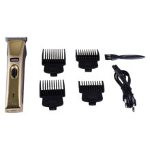 ماشین اصلاح موی صورت روزیا مدل hq233، اصلاح به صورت خط زن، منبع انرژی برق، تکنولوژی اصلاح به صورت تریمر، اندازه اصلاح 0.2 میلی‌متر، مدت زمان شارژ 60 دقیقه و مدت زمان استفاده پس از شارژ 50 دقیقه، به همراه برس تمیزکننده، کابل برق، 4 عدد شانه