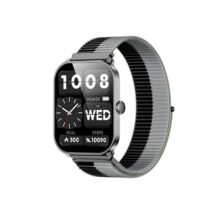 ساعت هوشمند گلوریمی مدل KDY GS2 WATCH SE  دارای قابلیت های کنترل موسیقی، شمارنده ضربان قلب، گام شمار، قابلیت مکالمه از طریق بلوتوث، پشتیبانی از زبان فارسی، بند سیلیکون