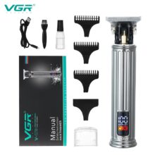 ست ماشین اصلاح موی صورت و بدن وی جی ار مدل V-078، منبع انرژی باتری، تکنولوژی اصلاح به صورت تریمر، اندازه اصلاح 0.1 میلی‌متر، مدت زمان شارژ 90 دقیقه و مدت زمان استفاده پس از شارژ 120 دقیقه، به همراه برس تمیزکننده، ضد آب،جنس تیغه استیل ضد زنگ