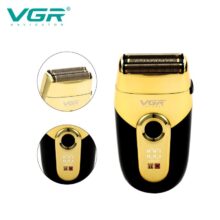 ماشین اصلاح موی صورت وی جی ار مدل V-383، اصلاح به صورت صفر زن، منبع انرژی باتری، تکنولوژی اصلاح به صورت فویلی، مدت زمان شارژ 90 دقیقه و مدت زمان استفاده پس از شارژ 60 دقیقه، به همراه برس تمیزکننده، محافظ، کابل شارژ، ضد آب، جنس تیغه استیل پیشرفته