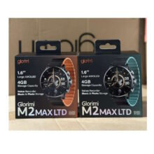 ساعت هوشمند گلوریمی مدل   LFY  M2 LAMEN  MAX LTD  KSMAT دارای قابلیت های کنترل موسیقی، شمارنده ضربان قلب، گام شمار، قابلیت مکالمه از طریق بلوتوث، پشتیبانی از زبان فارسی، بند سیلیکون