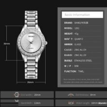 ساعت مچی عقربه ای زنانه اسکمی مدل 1262 کد 02