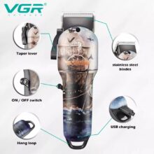 ماشین اصلاح موی سر و صورت وی جی ار مدل V-690