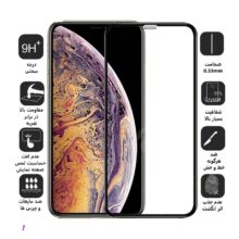 محافظ صفحه نمایش 5D بوف مدل F33 مناسب برای گوشی موبایل اپل Iphone Xs max