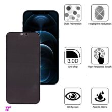 محافظ صفحه نمایش سرامیکی حریم شخصی بوف مدل CFPr9 مناسب برای گوشی موبایل اپل iphone 12 Pro
