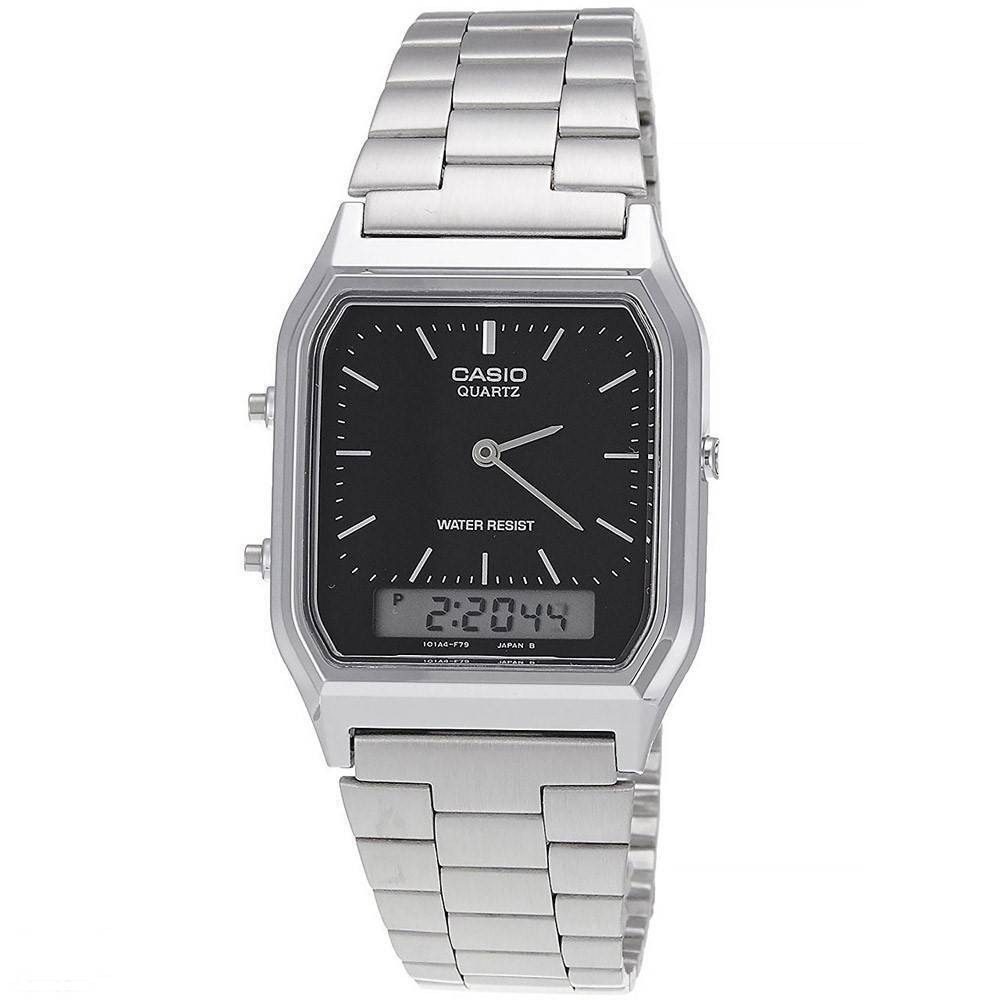 ساعت مچی عقربه ای زنانه و مردانه کاسیو (Casio) مدل Aq-230a-1dmq