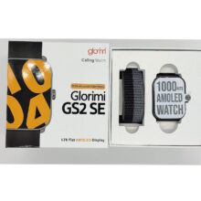 ساعت هوشمند گلوریمی مدل KDY LAMEN GS2 ULTRA SE دارای قابلیت های کنترل موسیقی، شمارنده ضربان قلب، گام شمار، قابلیت مکالمه از طریق بلوتوث، پشتیبانی از زبان فارسی، بند سیلیکون
