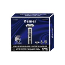 ست ماشین اصلاح موی صورت و بدن کیمی مدل KM-2193