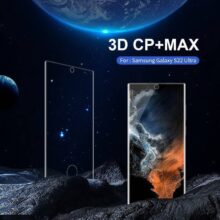 محافظ صفحه نمایش نیلکین مدل 3D CP PLUS MAX مناسب برای گوشی موبایل سامسونگ Galaxy S22 Ultra