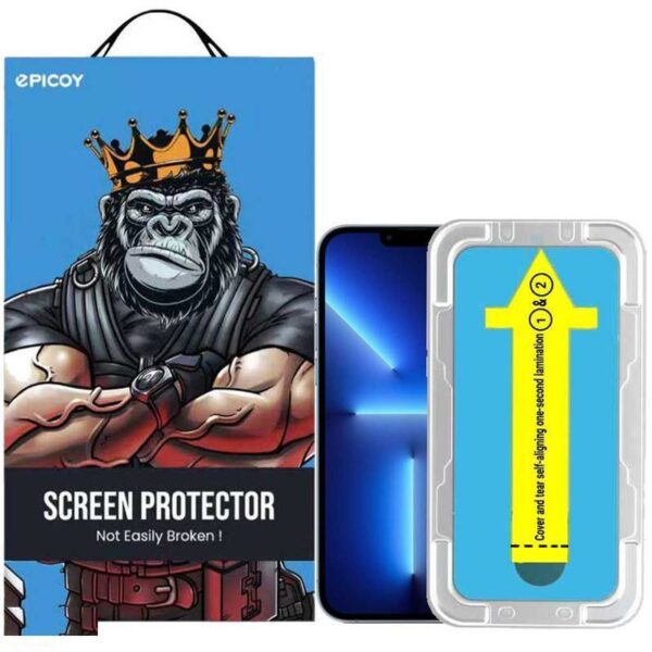 محافظ صفحه نمایش اپیکوی مدل Plasma Easy Install مناسب برای گوشی موبایل اپل iPhone 13 Pro Max