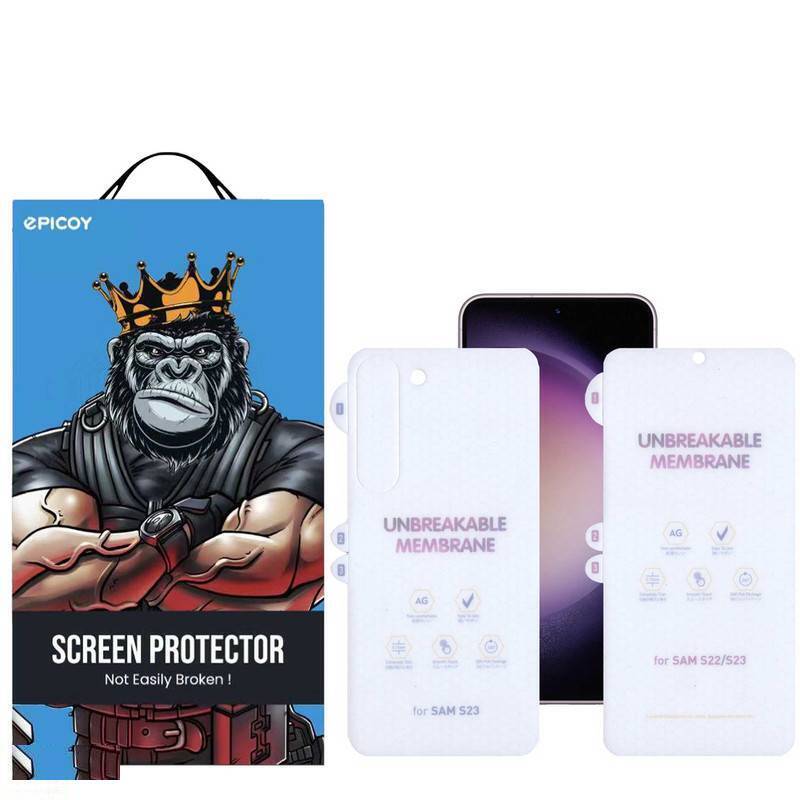 محافظ صفحه نمایش اپیکوی مدل Hydrogel Matte مناسب برای گوشی موبایل سامسونگ Galaxy S23  به همراه محافظ پشت گوشی