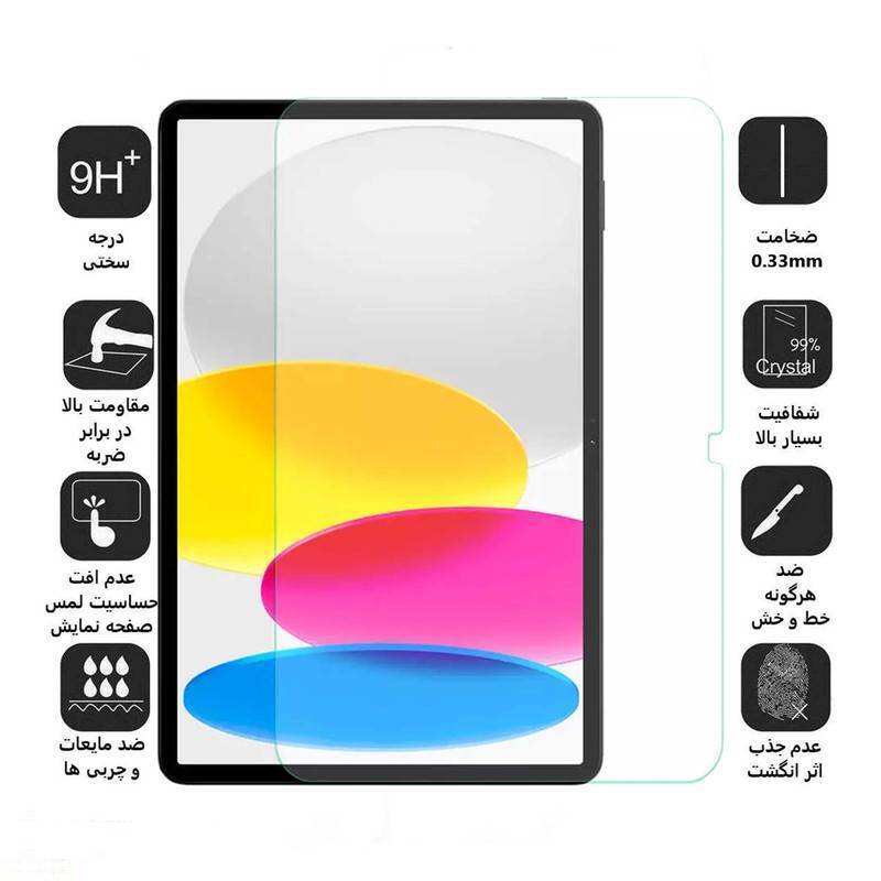 محافظ صفحه نمایش بوف مدل 5D مناسب برای تبلت اپل iPad 10.9 (2022)