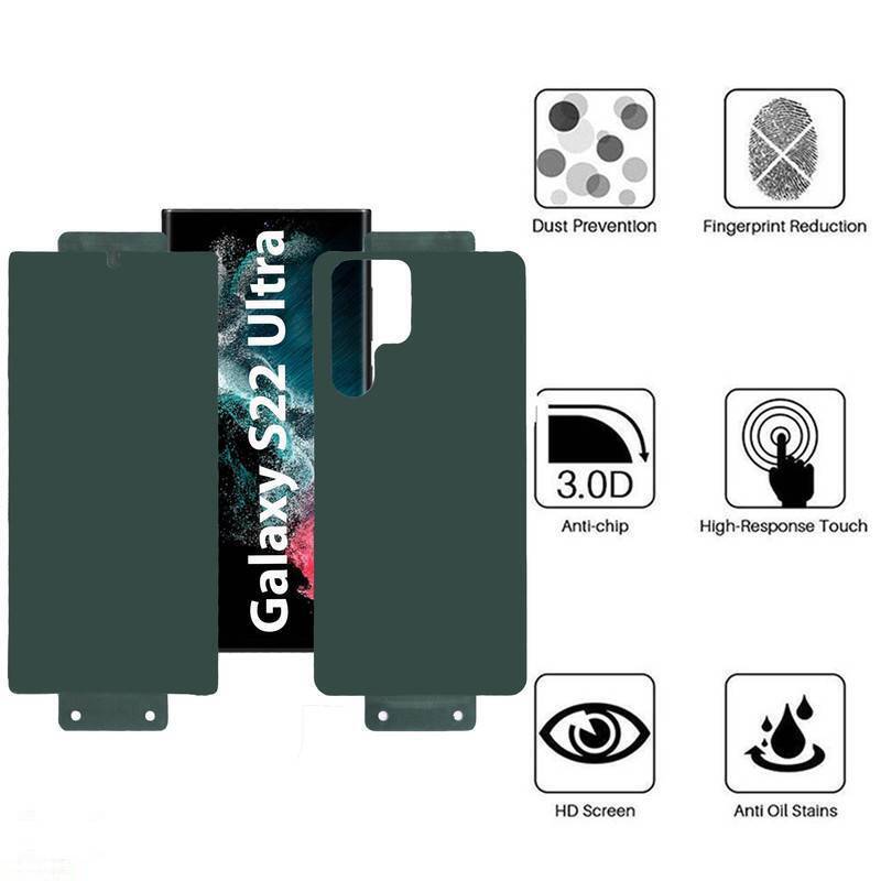 محافظ صفحه نمایش بوف مدل Full Body-G مناسب برای گوشی موبایل سامسونگ Galaxy S22 Ultra به همراه محافظ پشت گوشی